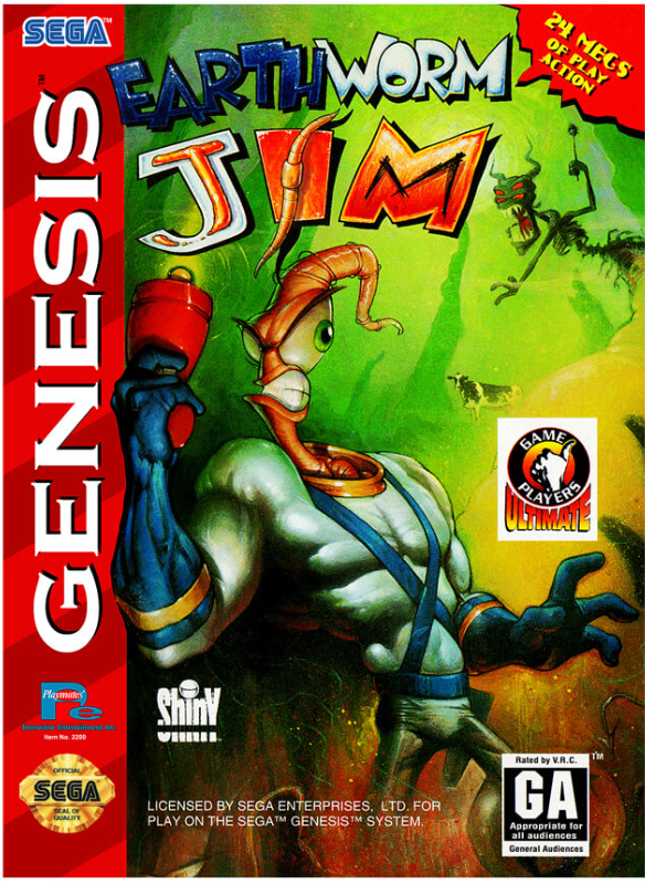 Capa de Earthworm Jim