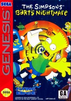Capa de Simpsons The Bart Nightmare