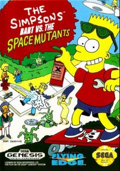 Capa de Simpsons The Bart vs the Space Mutants