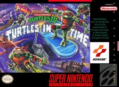 Capa de Teenage Mutant Ninja Turtles IV – Turtles In Time